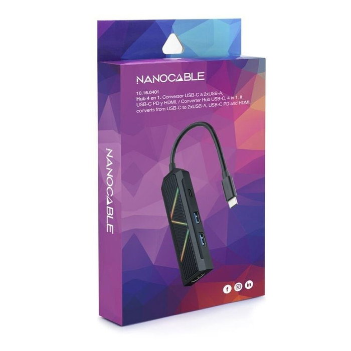 Hub USB NANOCABLE 10.16.0401