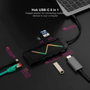 Hub USB-C NANOCABLE 10.16.0801 Noir 100 W