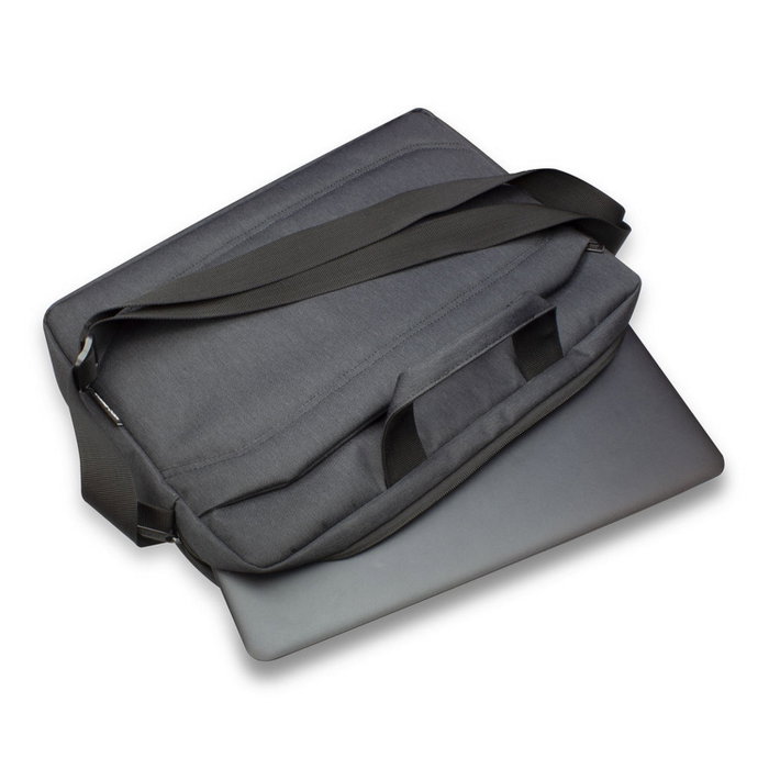 Ewent EW2515 Sacoche pour ordinateur portable 15.6 pouces, noir, avec protection rembourrée et poignées, compatible bagage