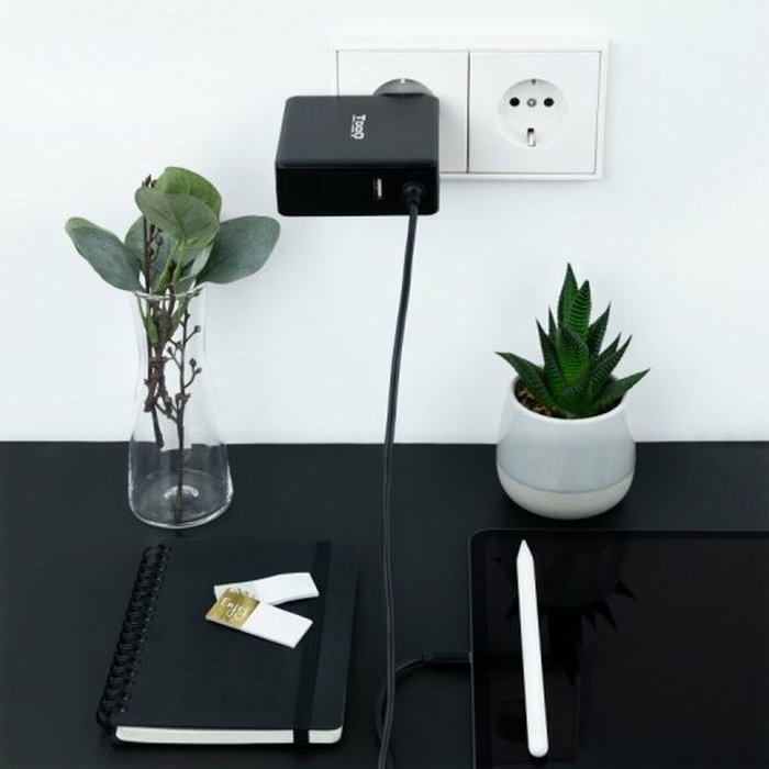 Chargeur pour Ordinateur Portable TooQ TQLC-USBC90PD 90 W