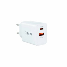 Tooq TQWC-2SC04WT Chargeur mural blanc 20W