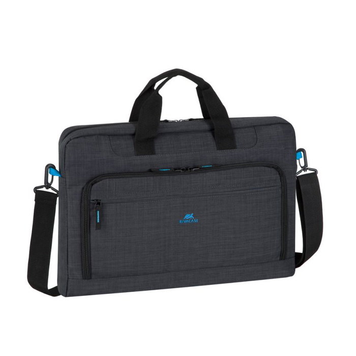 Rivacase BUNDLE8058 Mallette pour ordinateur portable 17,3 pouces avec souris sans fil - Sac de transport en polyester