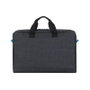 Rivacase BUNDLE8058 Mallette pour ordinateur portable 17,3 pouces avec souris sans fil - Sac de transport en polyester