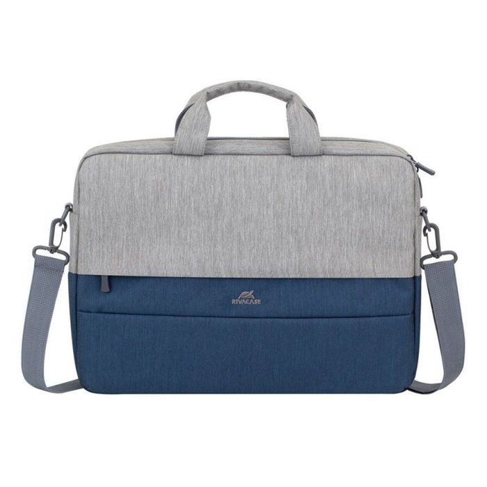 Rivacase 7532 Prater Sacoche pour ordinateur portable 15.6 pouces gris/bleu foncé Rivacase 7532 Prater Sacoche pour ordinateur portable 15.6 pouces gris/bleu foncé