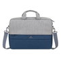 Rivacase 7532 Prater Sacoche pour ordinateur portable 15.6 pouces gris/bleu foncé