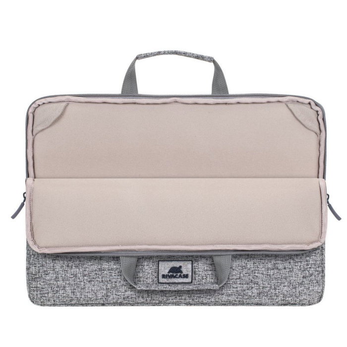 Rivacase 7915 Housse pour Ordinateur Portable 15.6 Pouces Gris - Anvik Light
