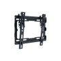 TooQ Support Mural pour TV Écran 23" à 43" Inclinable, VESA 50x50 à 200x200, Noir