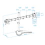 TooQ DB1702TN Support double écran pour bureau 17" à 32" avec bras articulé noir