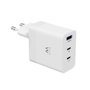 Ewent EW1323 Chargeur Rapide 65W USB-C GaN 3 Ports pour MacBook, iPhone, iPad, Smartphone
