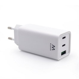 Ewent EW1323 Chargeur Mural Rapide 65W GaN Fast - 3 Ports