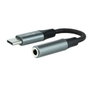 Nanocable Adaptateur USB-C vers Jack 3,5 mm Gris 11 cm
