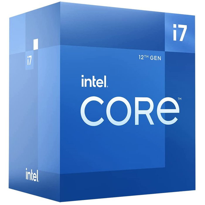 Intel Core i7-12700F, 12 cœurs, 25 Mo Cache, jusqu'à 4,90 GHz
