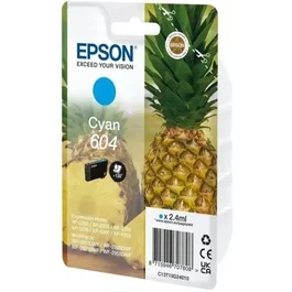 Epson - Cartouche d'encre cyan Ananas 604 - Pour impressions aux couleurs éclatantes