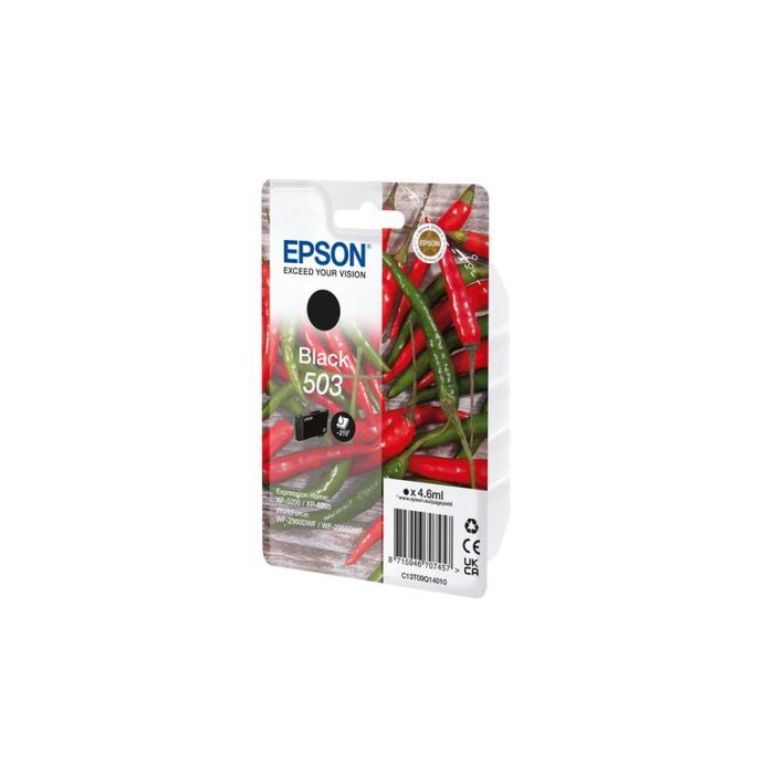 Epson Cartouche d'encre noire 503 Black (C13T09Q14010) - Compatible imprimantes Epson