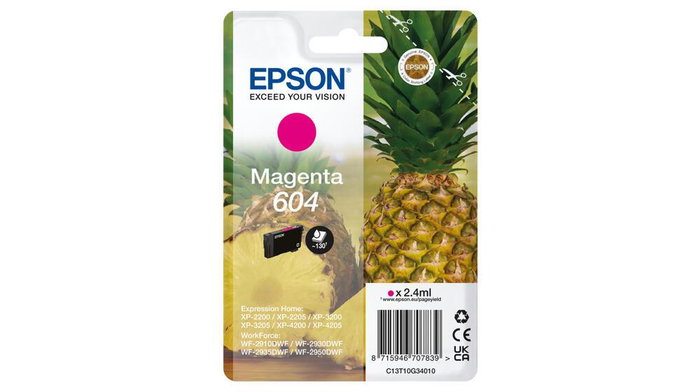 Epson 604 Magenta C13T10G34010 Epson 604 Magenta C13T10G34010