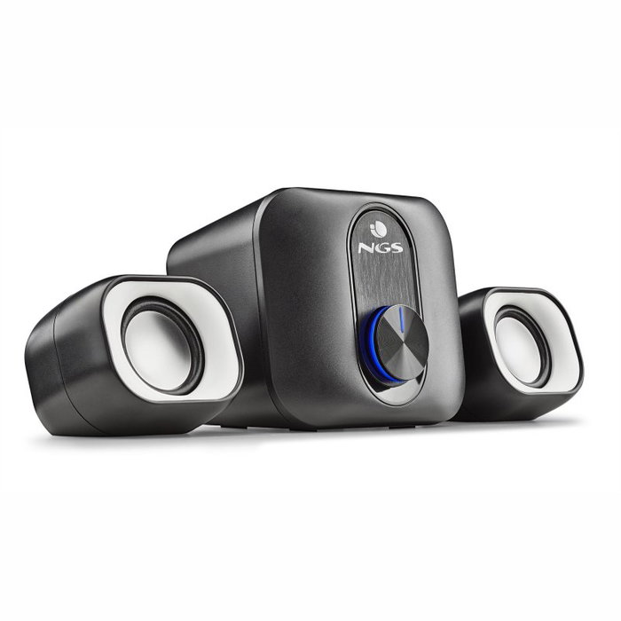 NGS Altavoces Comet 2.1 Enceintes USB 20W Puissance Crête Haut-parleurs 2.1