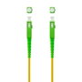 Nanocable Latiguillo Fibre Optique Monomode SC/APC-SC/APC LSZH Jaune 5m