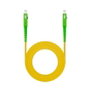 Nanocable Latiguillo Fibre Optique Monomode SC/APC-SC/APC LSZH Jaune 5m