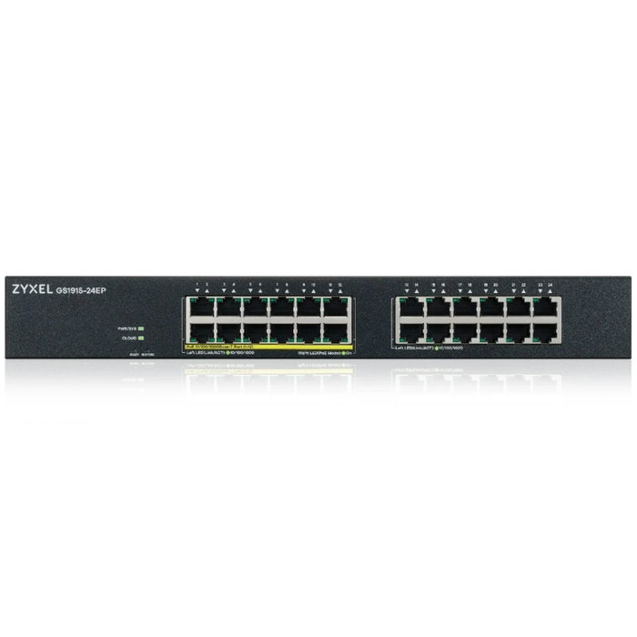Zyxel GS1915-24EP Switch intelligent 24 ports Gigabit, 12 ports PoE, 130W
