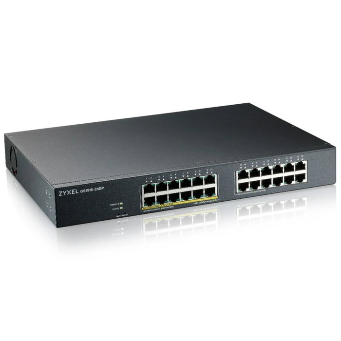 Zyxel GS1915-24EP Switch intelligent 24 ports Gigabit, 12 ports PoE, 130W