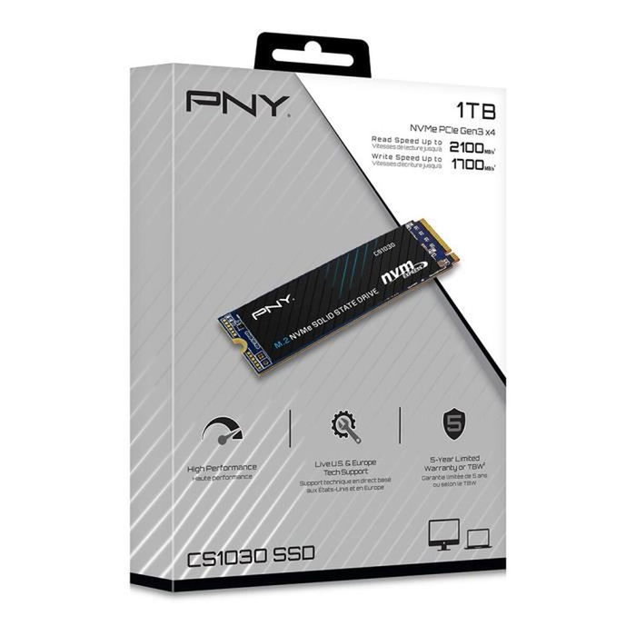PNY CS1030 1 To SSD M.2 NVMe PCIe Gen3