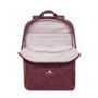 Rivacase 7923 Aviva Mochila 13.3 Pouces Ordinateur Portable Rouge Sac à Dos Urbain Léger Imperméable