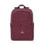 Rivacase 7923 Aviva Mochila 13.3 Pouces Ordinateur Portable Rouge Sac à Dos Urbain Léger Imperméable