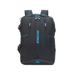 Rivacase 7860 Borneo Sac à dos Gaming pour Ordinateur Portable 17.3 Pouces, Imperméable, 30L