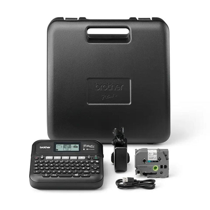 Brother PT-D460BTVP Rotulatrice P-touch avec écran LCD 2 lignes, Bluetooth et USB Brother PT-D460BTVP Rotulatrice P-touch avec écran LCD 2 lignes, Bluetooth et USB