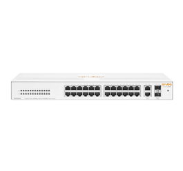 Hewlett Packard Enterprise Commutateur Aruba Instant On 1430 26G 2SFP - Commutateur réseau 26 ports Gigabit Ethernet non géré avec 2 ports SFP pour petite entreprise