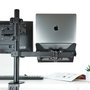 TooQ Support Ordinateur Portable 11.6-17.3 Pouces, VESA 75x75, Max 9kg, Noir TQLH1117-B