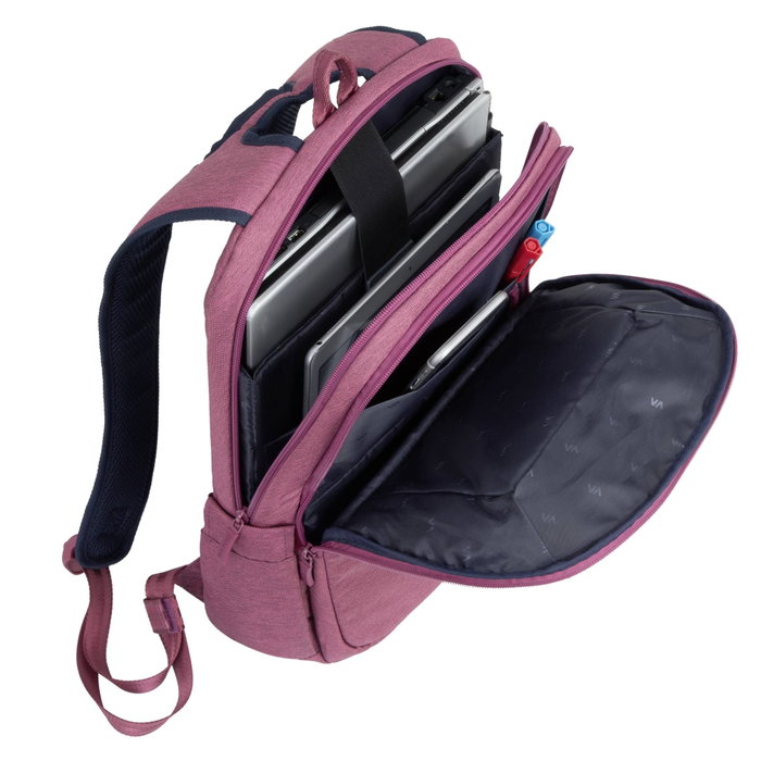 Rivacase 7760 Suzuka Sac à dos pour ordinateur portable 15,6 pouces rouge Rivacase 7760 Suzuka Sac à dos pour ordinateur portable 15,6 pouces rouge