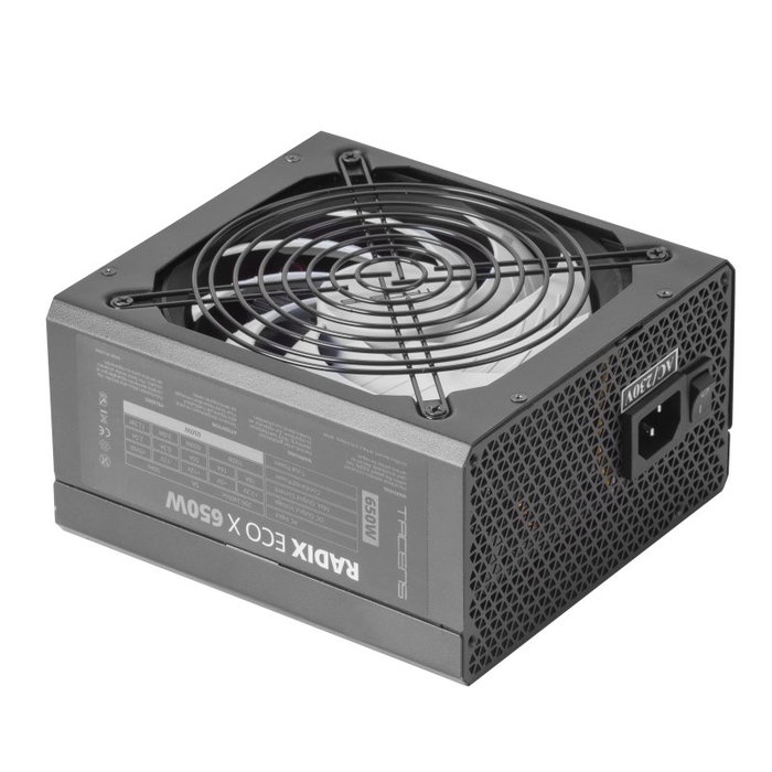 Tacens 1RECOX650 Radix Eco X 650W 140mm Alimentation ATX Silencieuse 87% Efficacité Tacens 1RECOX650 Radix Eco X 650W 140mm Alimentation ATX Silencieuse 87% Efficacité