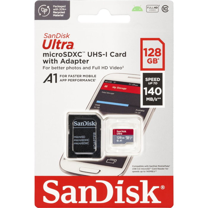 Sandisk Ultra microSDXC 128 Go Sandisk Ultra microSDXC 128 Go