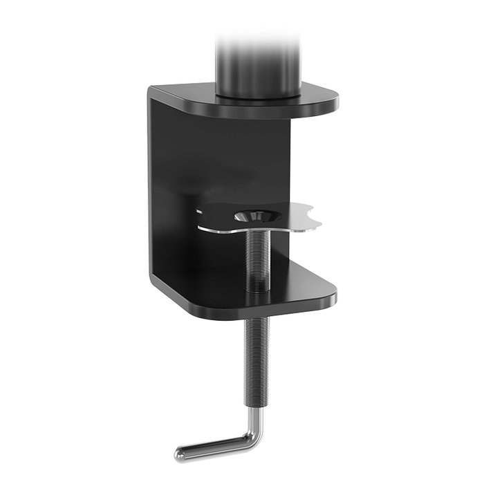 Nox NXLITESNGLSTAND Support écran simple pour bureau, noir, bras articulé, pince, 13-27 pouces, 8 kg