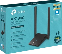 TP-Link Archer TX20U Plus - Adaptateur WiFi USB 3.0 AC1300 avec antennes MU-MIMO pour PC et console de jeu