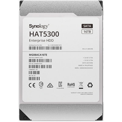 Synology HAT5300-16T Disque Dur Interne 16 To SATA 6 Gb/s 7200 RPM 3.5 Pouces Serveur Synology HAT5300-16T Disque Dur Interne 16 To SATA 6 Gb/s 7200 RPM 3.5 Pouces Serveur
