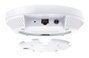 Omada Point d'accès WiFi 6 plafonnier EAP613 AX1800 (574 Mbps 2.4 GHz + 1201 Mbps 5 GHz) Gigabit Ethernet PoE+ Gestion cloud Omada SDN
