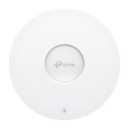 Omada Point d'accès WiFi 6 plafonnier EAP613 AX1800 (574 Mbps 2.4 GHz + 1201 Mbps 5 GHz) Gigabit Ethernet PoE+ Gestion cloud Omada SDN