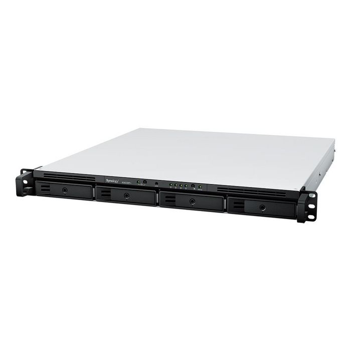 Synology RS822(RP)+ NAS Rackmount 1U 4 Baies avec processeur AMD Ryzen V1500B, 2 Go RAM extensible, 4 ports 1GbE, compatibilité expansion RX418 Synology RS822(RP)+ NAS Rackmount 1U 4 Baies avec processeur AMD Ryzen V1500B, 2 Go RAM extensible, 4 ports 1GbE, compatibilité expansion RX418