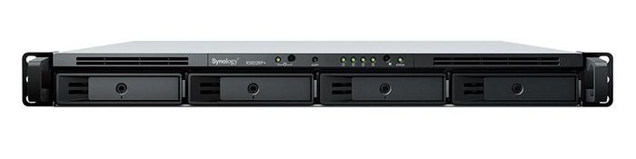 Synology RS822(RP)+ NAS Rackmount 1U 4 Baies avec processeur AMD Ryzen V1500B, 2 Go RAM extensible, 4 ports 1GbE, compatibilité expansion RX418 Synology RS822(RP)+ NAS Rackmount 1U 4 Baies avec processeur AMD Ryzen V1500B, 2 Go RAM extensible, 4 ports 1GbE, compatibilité expansion RX418