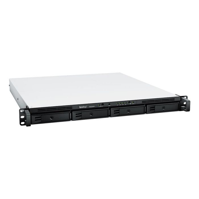 Synology RS822(RP)+ NAS Rackmount 1U 4 Baies avec processeur AMD Ryzen V1500B, 2 Go RAM extensible, 4 ports 1GbE, compatibilité expansion RX418 Synology RS822(RP)+ NAS Rackmount 1U 4 Baies avec processeur AMD Ryzen V1500B, 2 Go RAM extensible, 4 ports 1GbE, compatibilité expansion RX418