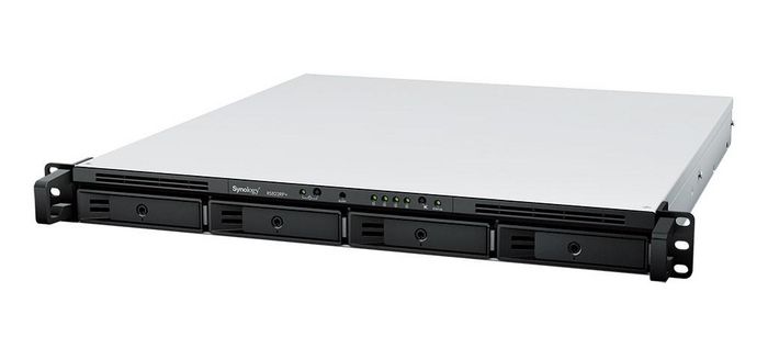 Synology RS822(RP)+ NAS Rackmount 1U 4 Baies avec processeur AMD Ryzen V1500B, 2 Go RAM extensible, 4 ports 1GbE, compatibilité expansion RX418 Synology RS822(RP)+ NAS Rackmount 1U 4 Baies avec processeur AMD Ryzen V1500B, 2 Go RAM extensible, 4 ports 1GbE, compatibilité expansion RX418