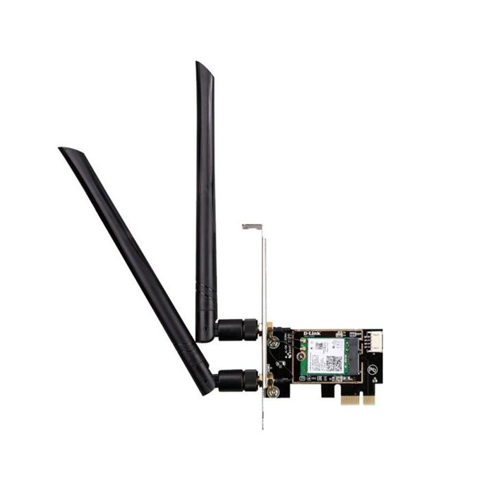 D-Link DWA-X582 Adaptateur PCI Express Bluetooth 5.0 Wi-Fi 6 (802.11ax) Interne Noir D-Link DWA-X582 Adaptateur PCI Express Bluetooth 5.0 Wi-Fi 6 (802.11ax) Interne Noir