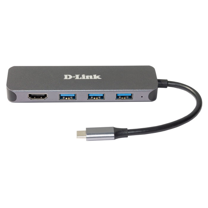 Hub USB D-Link DUB-2333 Gris 60 W Hub USB D-Link DUB-2333 Gris 60 W