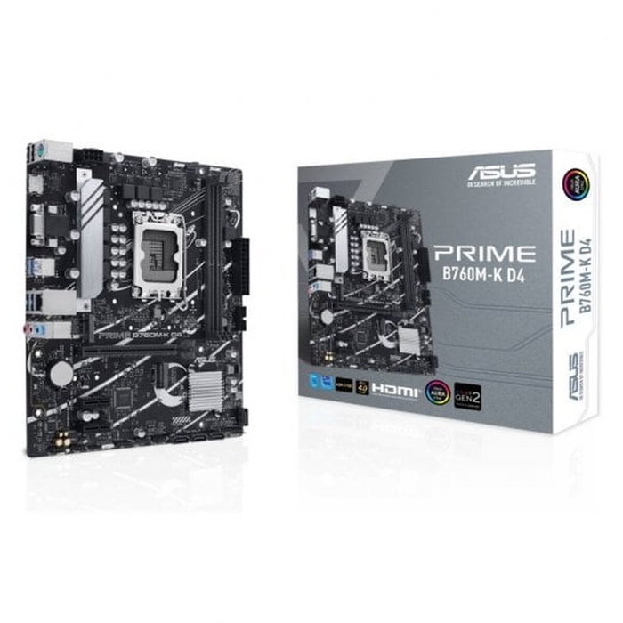 Carte Mère Asus PRIME B760M-K D4 LGA 1700 Carte Mère Asus PRIME B760M-K D4 LGA 1700