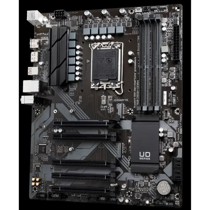 Carte mère Gigabyte B760 DS3H DDR4 ATX - Socket LGA1700, Compatible Intel Core i9/i7/i5/i3, 64 Go DDR4, M.2 et SATA 600 Carte mère Gigabyte B760 DS3H DDR4 ATX - Socket LGA1700, Compatible Intel Core i9/i7/i5/i3, 64 Go DDR4, M.2 et SATA 600