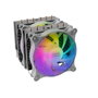 Mars Gaming MCPU-XT ARGB Ventilateur CPU Blanc avec Double Ventilateur 120mm