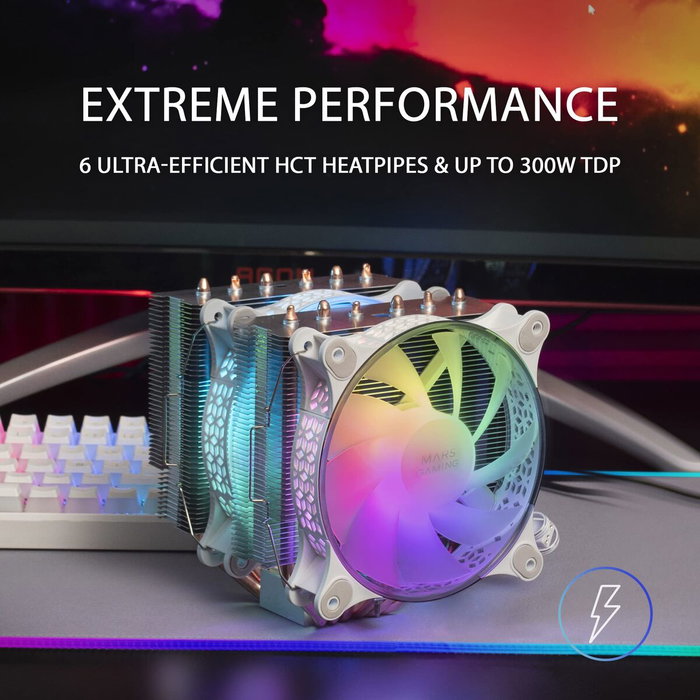 Ventilateur CPU Mars Gaming MCPU-XT ARGB