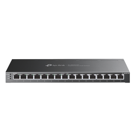 TP-LINK Switch Gigabit PoE managé 16 ports, TL-SG2016P, Noir